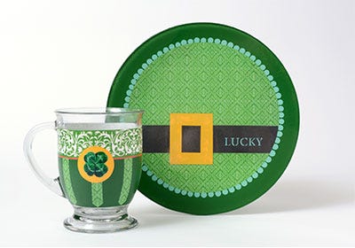 Lucky St. Patrick’s Day Plate & Mug