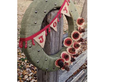 Holiday JOY Wreath