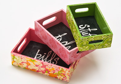 Pretty Stacking Organizers