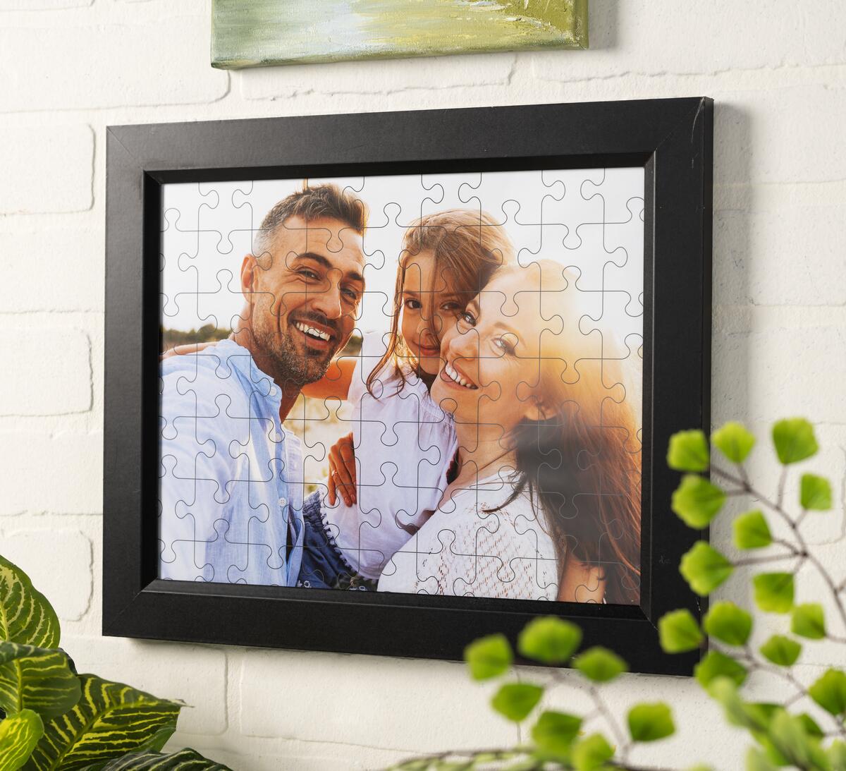 Framed Puzzle Family Portrait