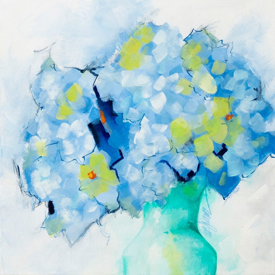 Painting Hydrangeas