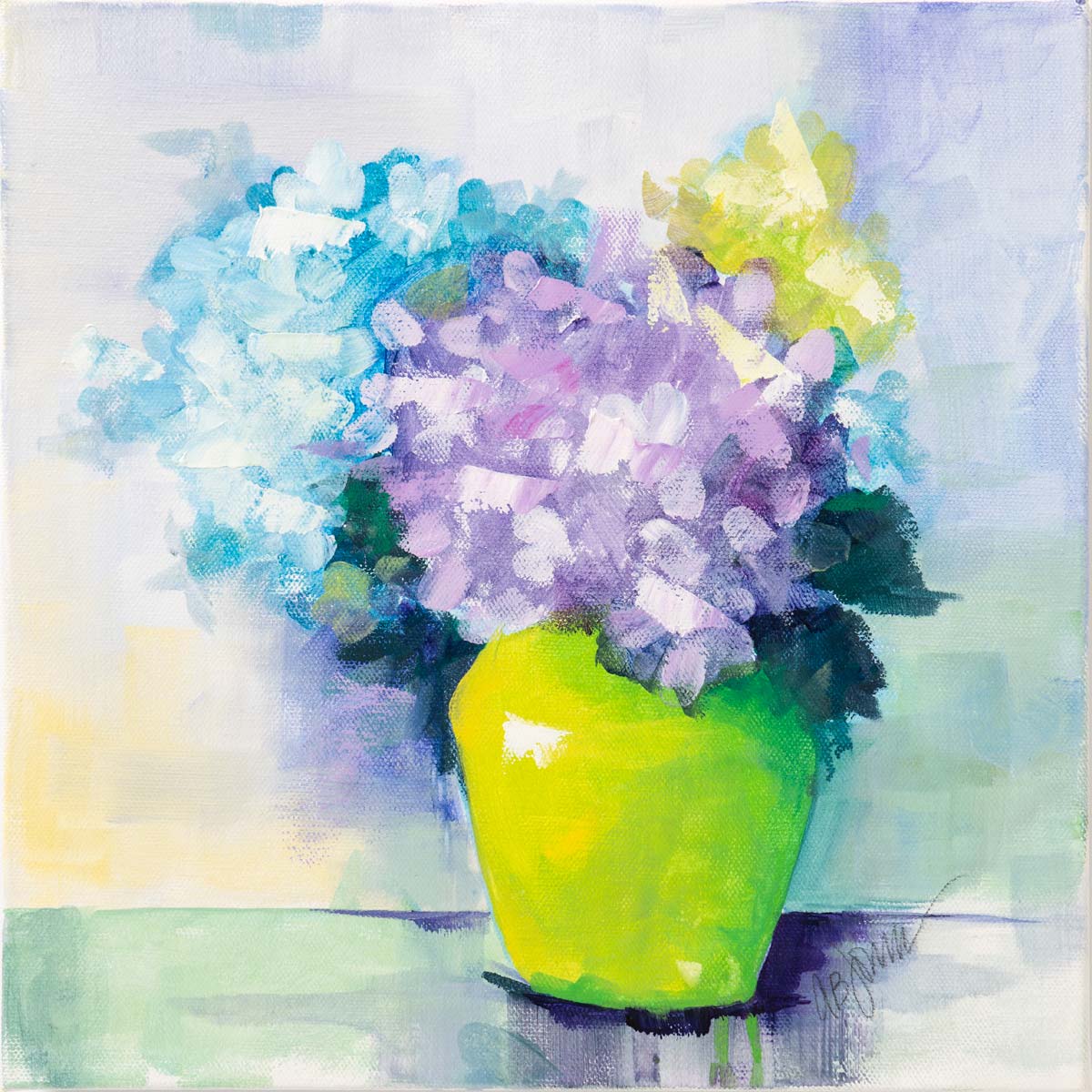 Chartreuse Vase