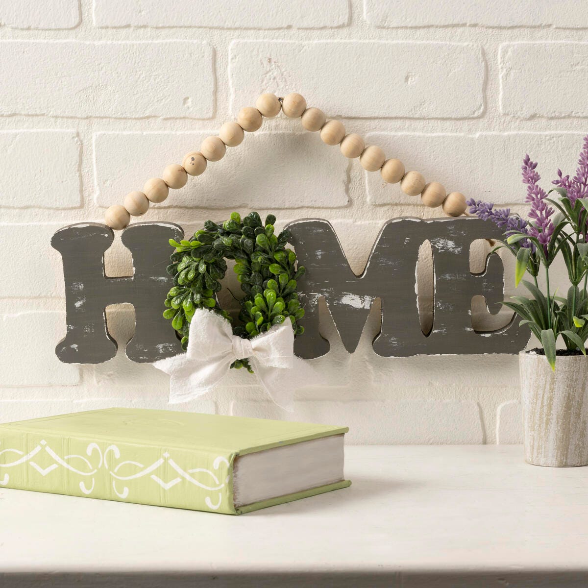 Rustic Distressed HOME Sign 