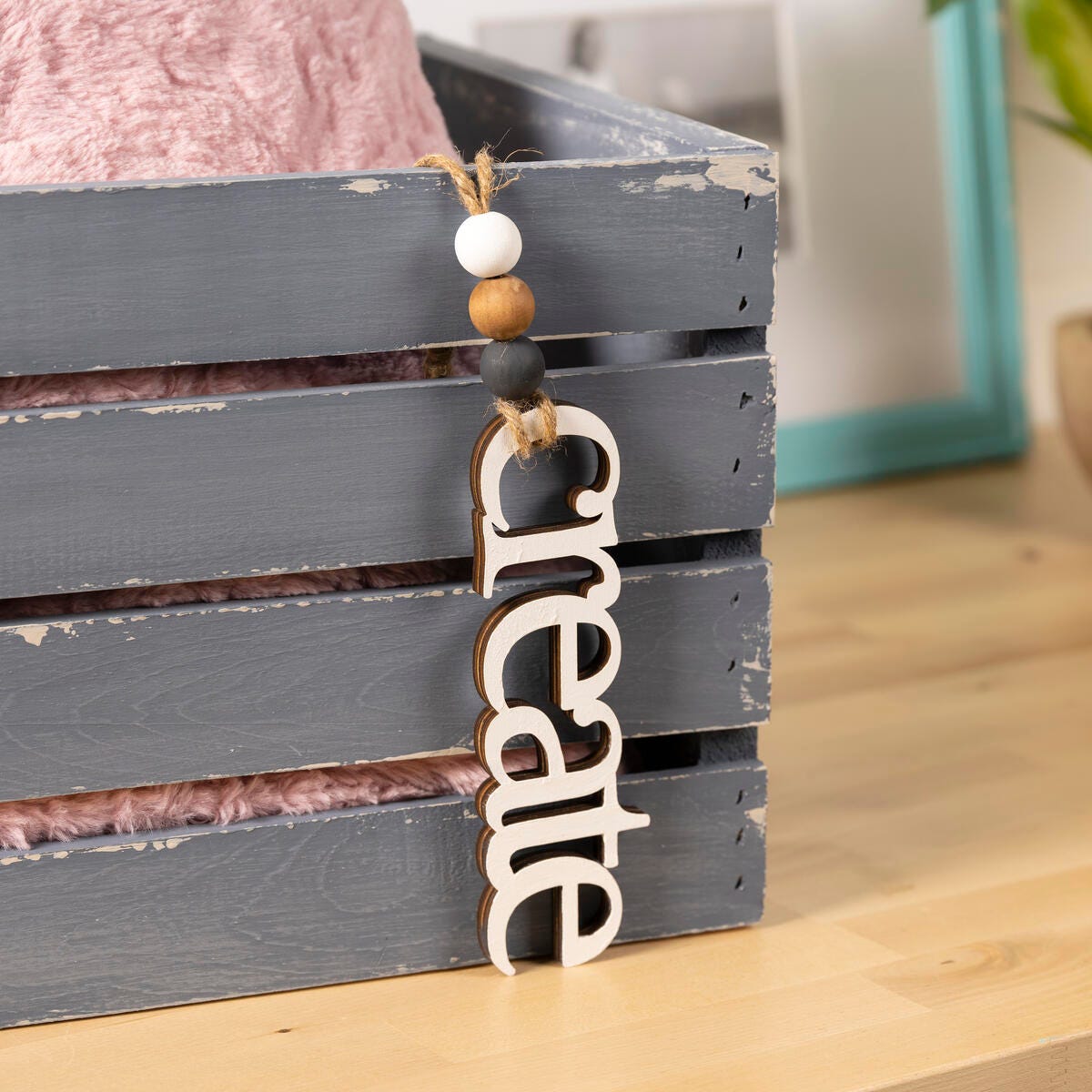 Wooden Crate Create Tag