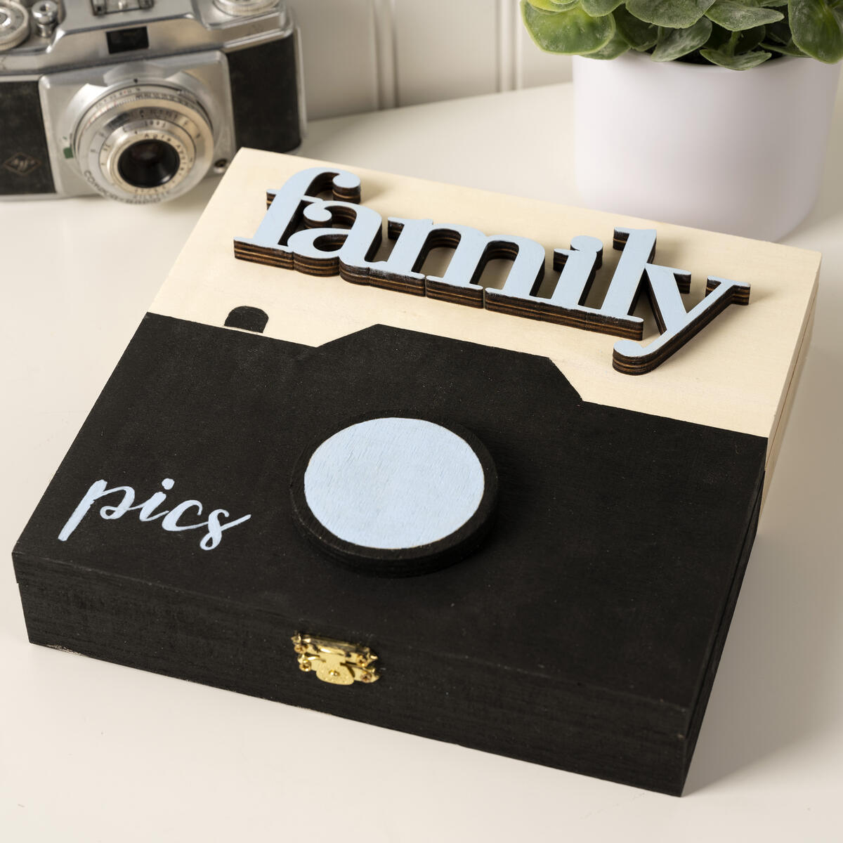 Camera Design Family Photo Storage Box