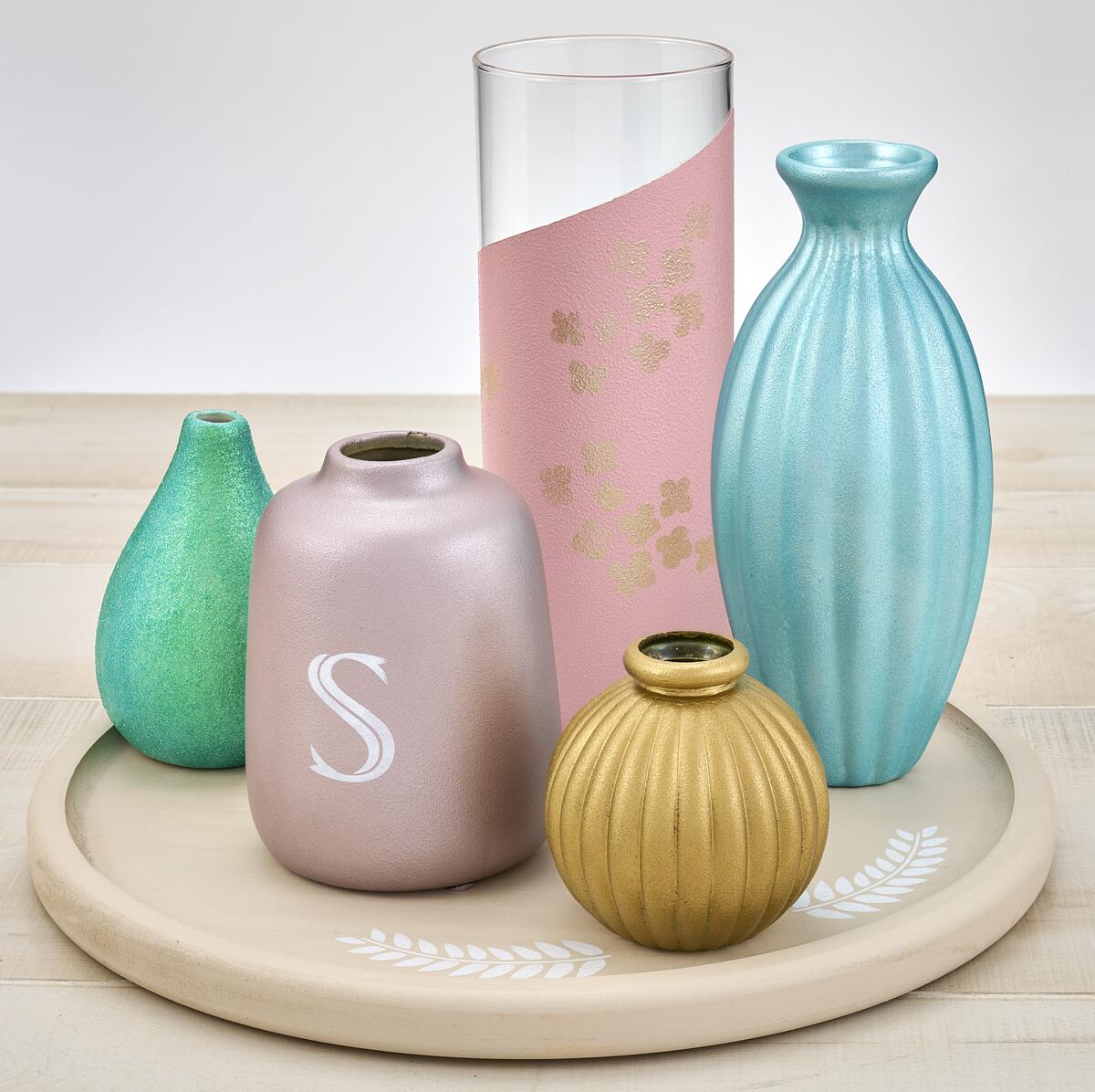 Martha Stewart Lustrous Vase Grouping