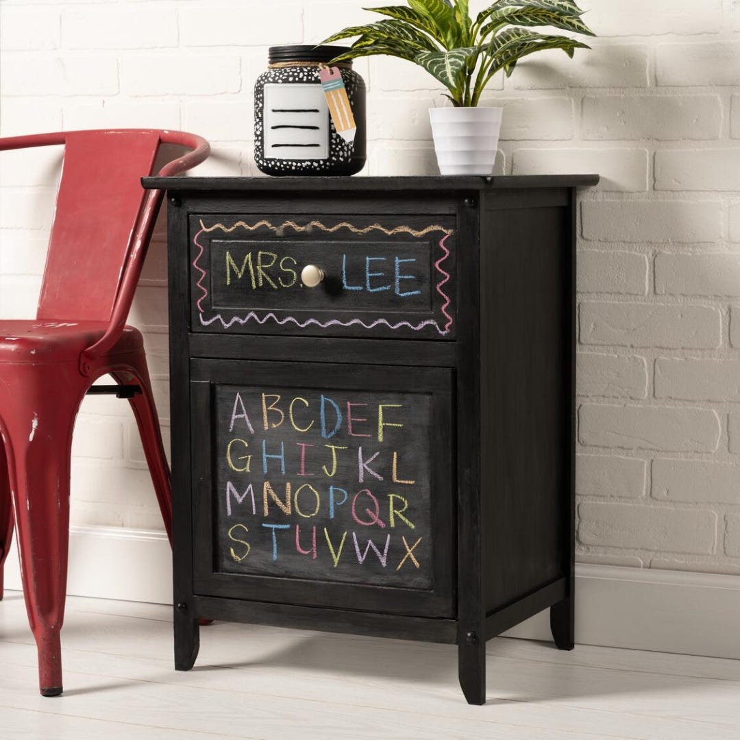 Chalkboard Side Table