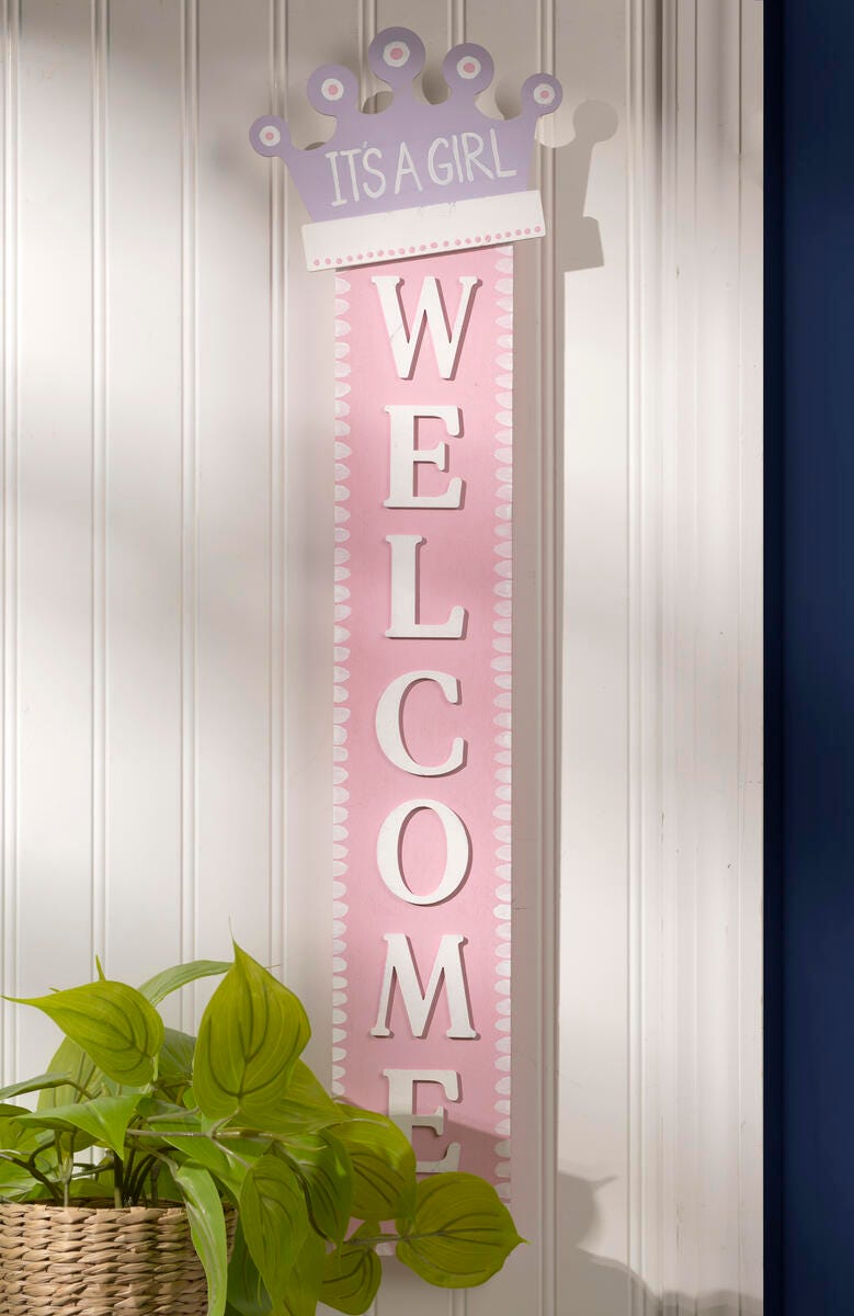 ‘It’s A Girl’ Welcome Sign