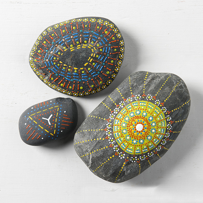 FolkArt 3D Rocks