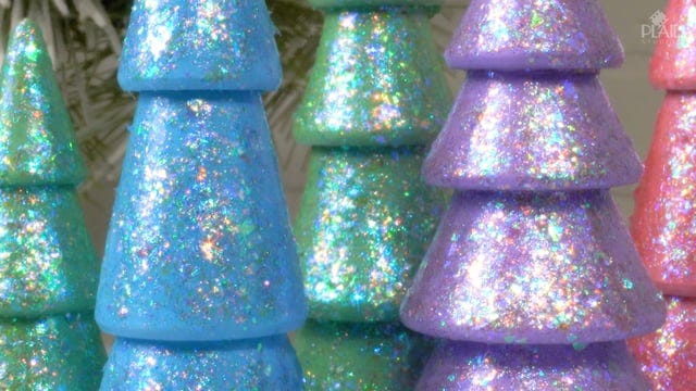 FolkArt Glitterific Pastels Video