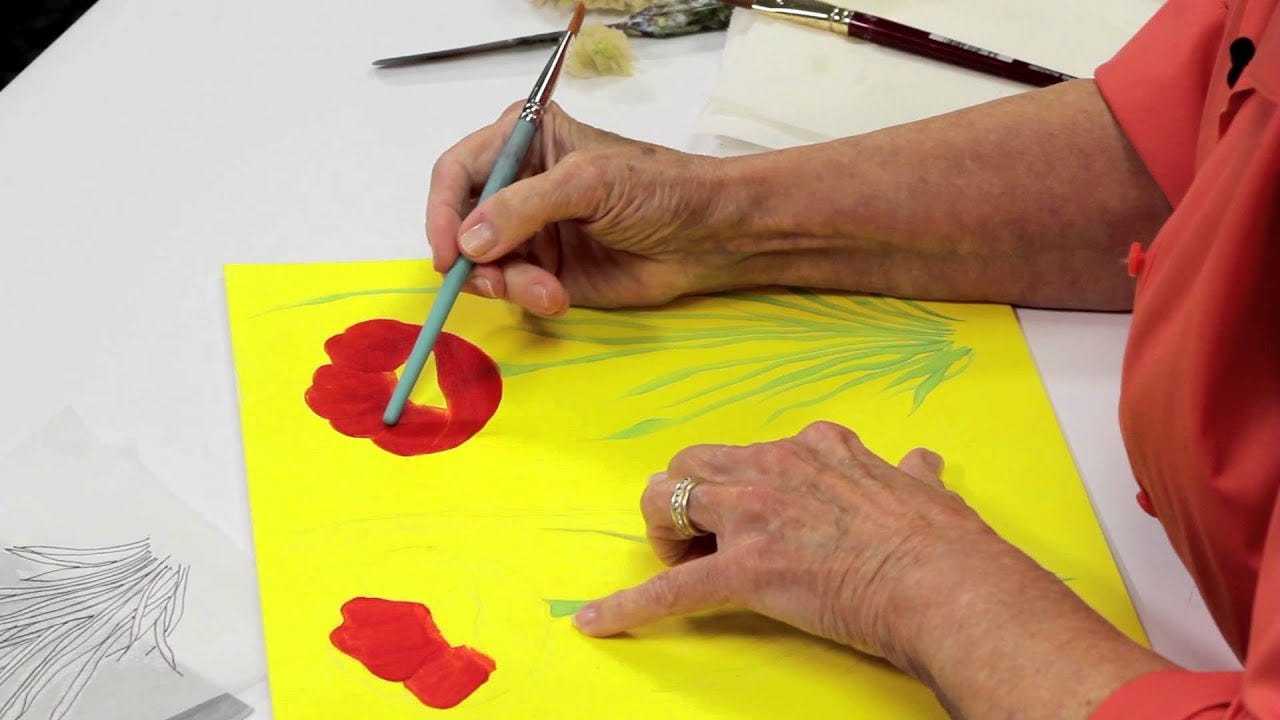 How to Paint a Poppy with Priscilla Hauser