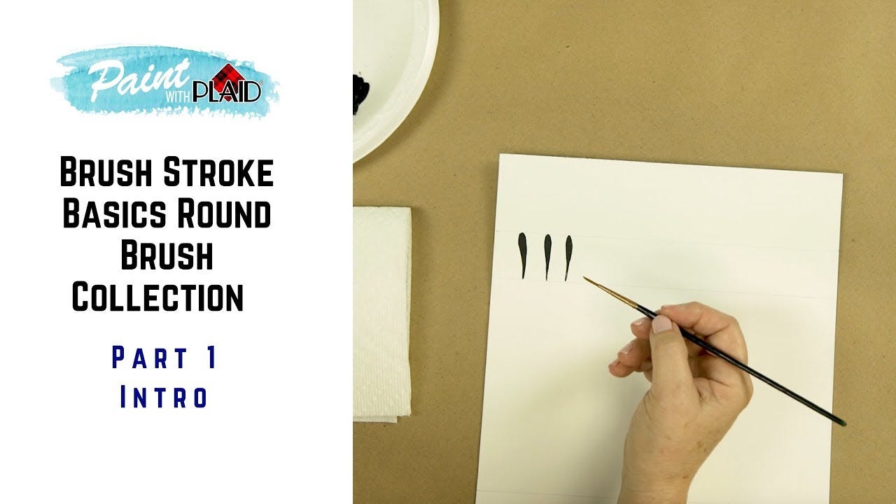 Brush Stroke Basics: Round Brush Techniques pt. 1, Intro