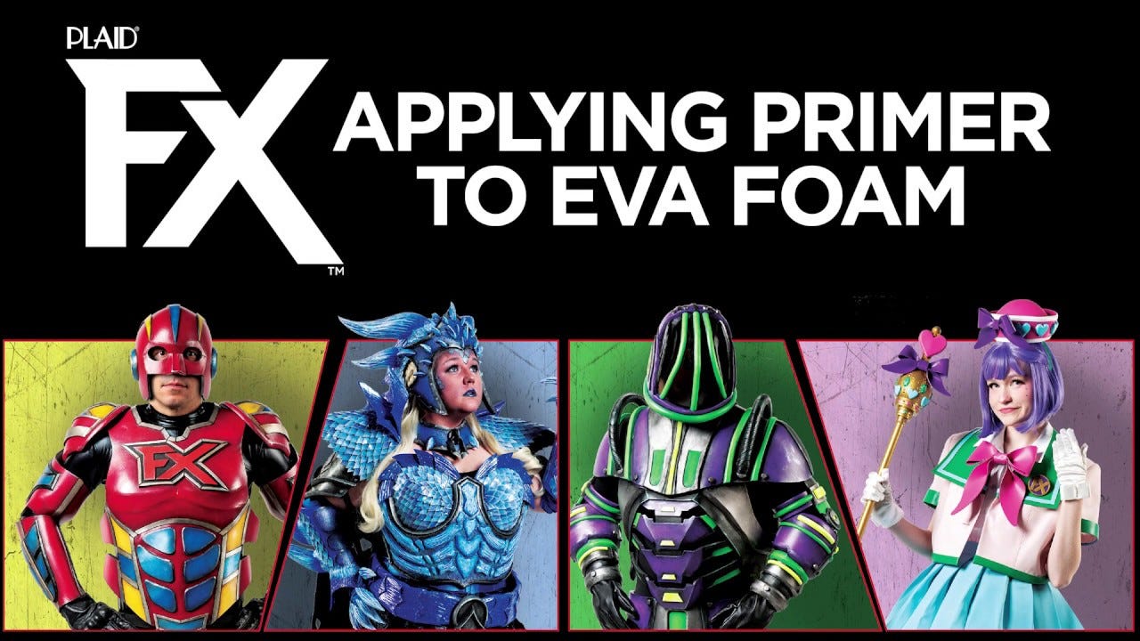 Applying Primer To EVA Foam