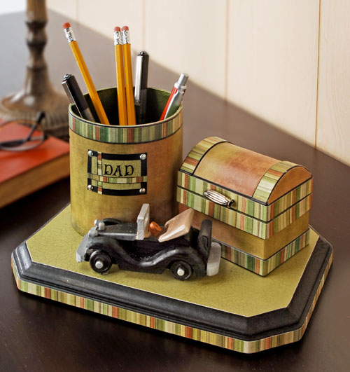 Father's Day Pencil Cup Homemade Gift Idea