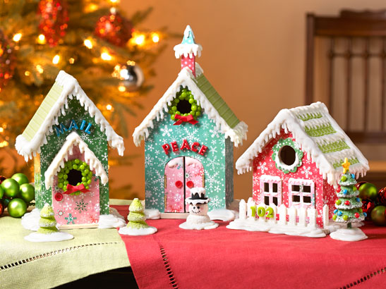 Mod Podge Home for the Holidays Week 5 - DIY Christmas Village