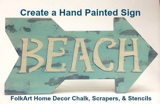 Make Your Own Vintage Hand Painted Sign