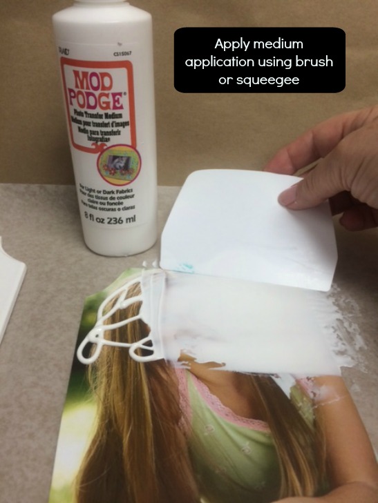 Mod Podge Photo Transfer Medium . How to Use it and Create a