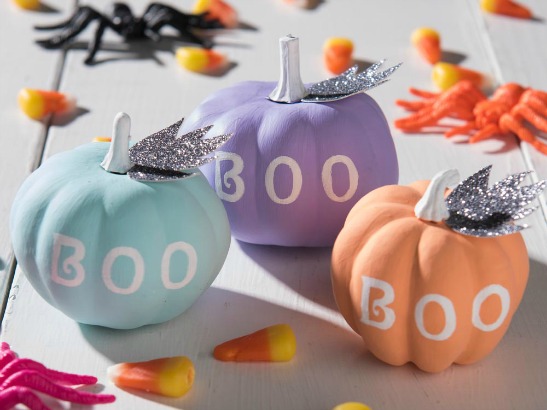 6 Clever No Carve Craft Pumpkins with Craft Box Girls