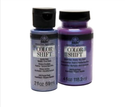 Plaid Folkart Color Shift Paint - 2-ounce - Purple Flash - Craft Warehouse