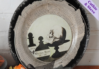 Halloween Plate and Charger