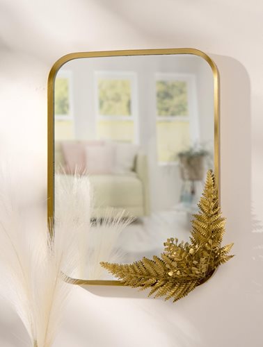 Upcycled Gold Mirror