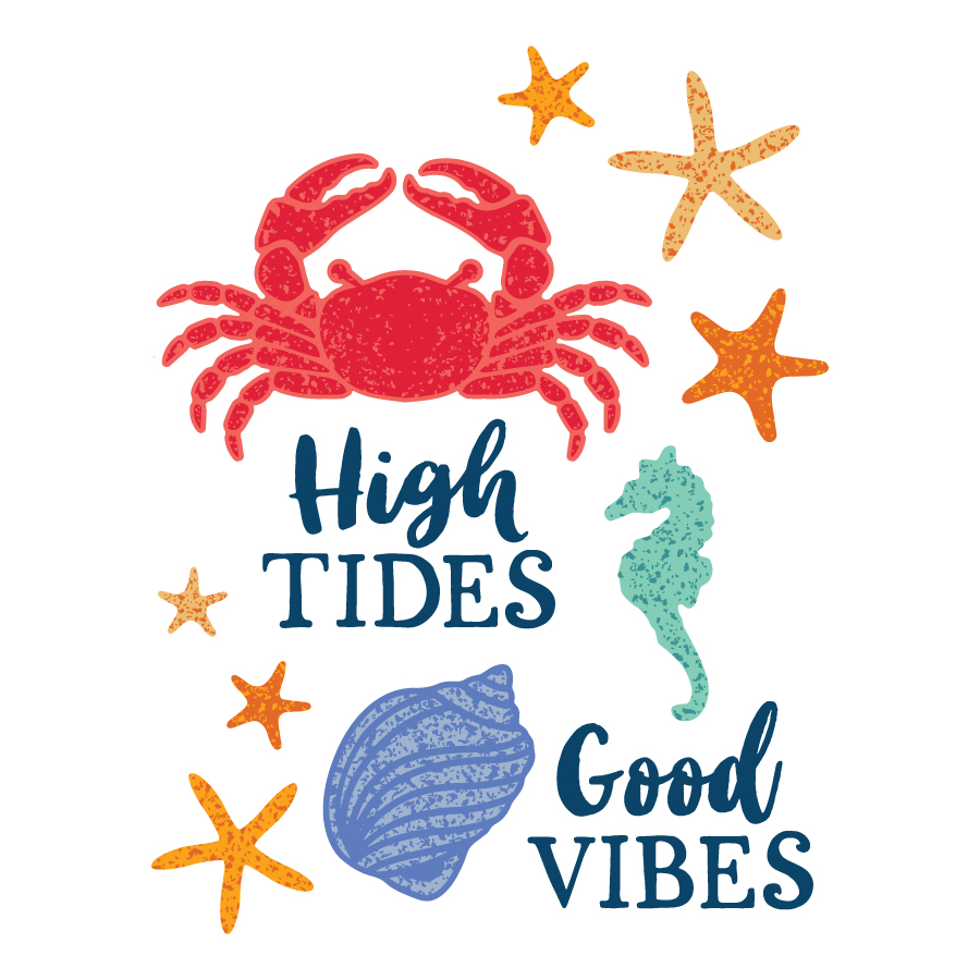 Nautical High Tides Good Vibes