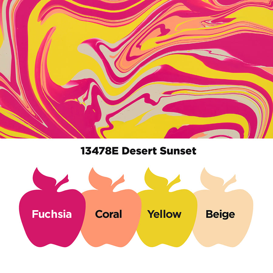 Apple Barrel ® Ready Pour™ Paint Set - Desert Sunset, 4pc - 13478E