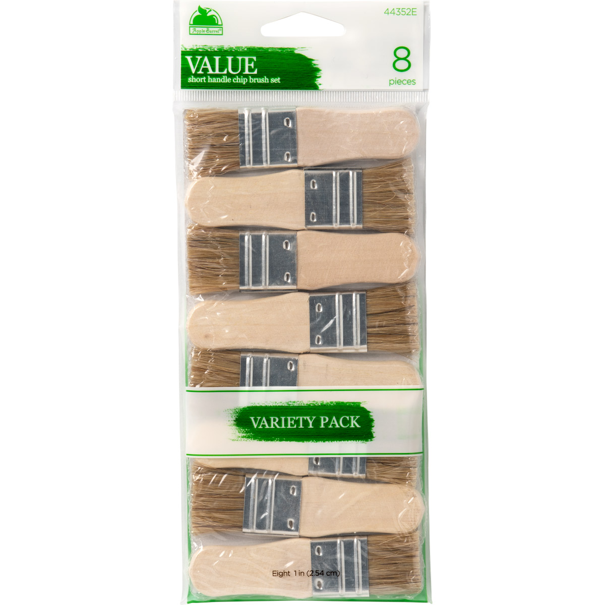 Apple Barrel ® Brush Sets - Short Handle Chip Set, 8 pc. - 44352E