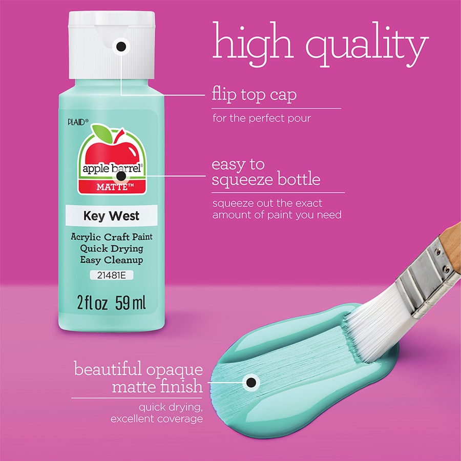 Apple Barrel ® Colors Acrylic Paint 18 Color Set - Trend Inspired - PROMOTCK