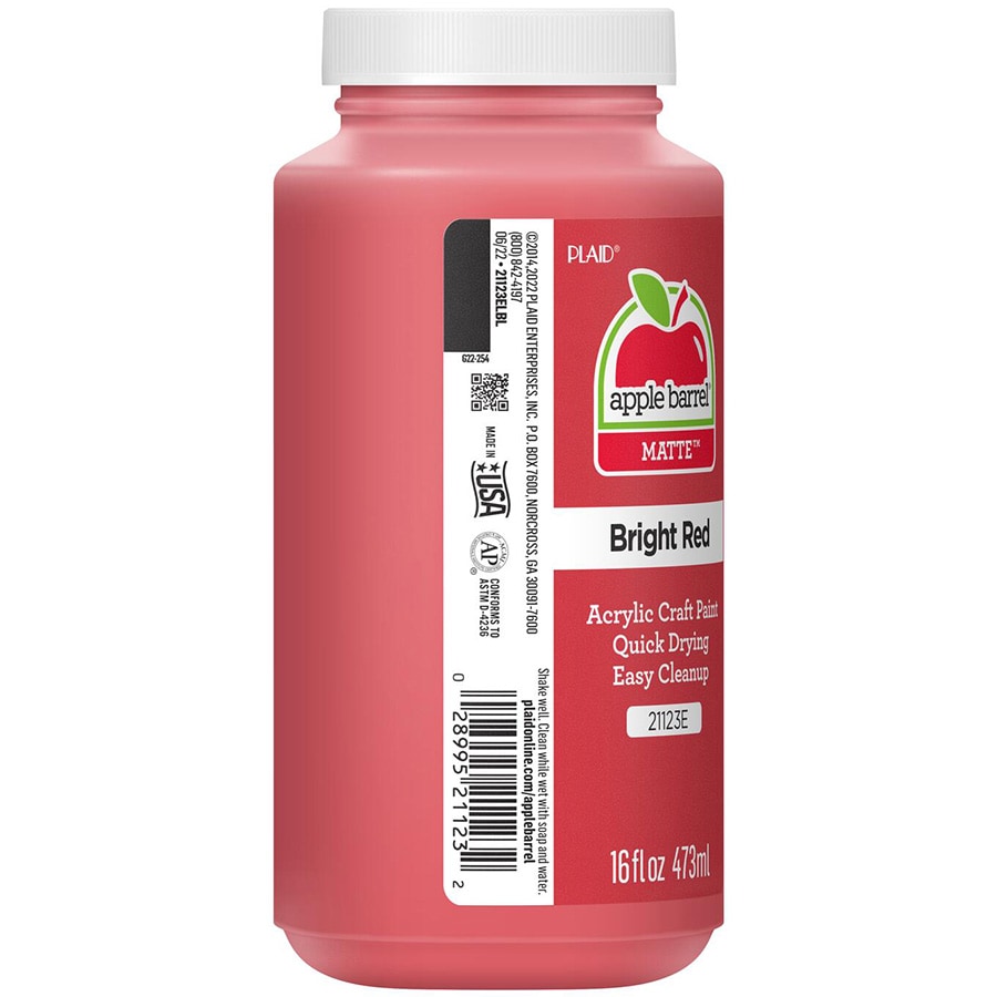 Apple Barrel ® Colors - Bright Red, 16 oz. - 21123