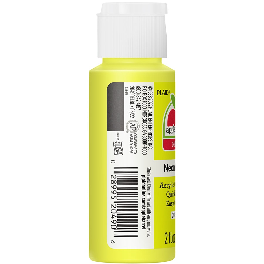Apple Barrel ® Colors - Neon Yellow, 2 oz. - 20490