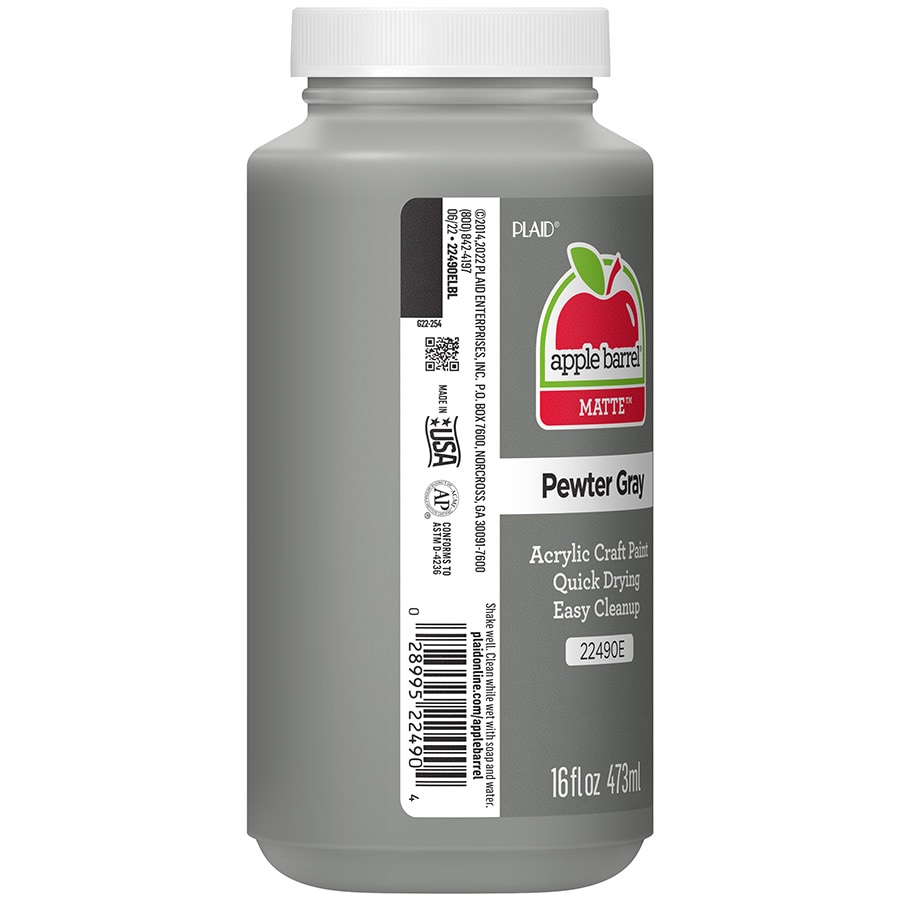 Apple Barrel ® Colors - Pewter Gray, 16 oz. - 22490E