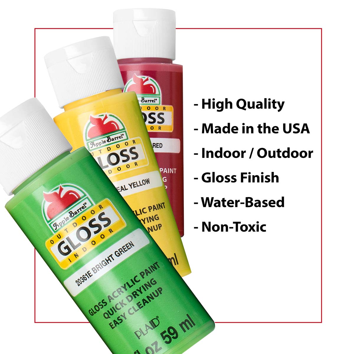 Apple Barrel ® Gloss™ 16 Color Set - PROMOABG