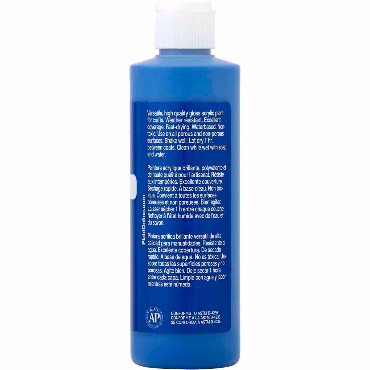 Apple Barrel ® Gloss™ - Real Blue, 8 oz. - 20424