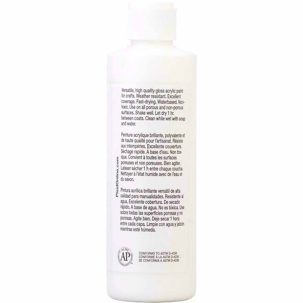 Apple Barrel ® Gloss™ - White, 8 oz. - 20408