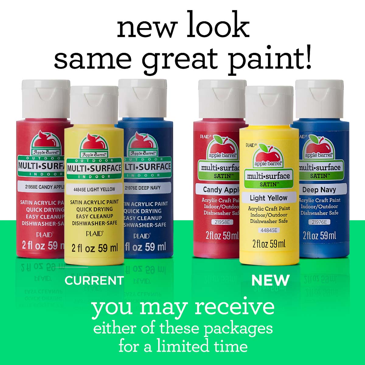 Apple Barrel ® Multi-Surface Paint Set -  Paints,Mod Podge and Wood Surfaces, 28 pc. - PROMOABWR22