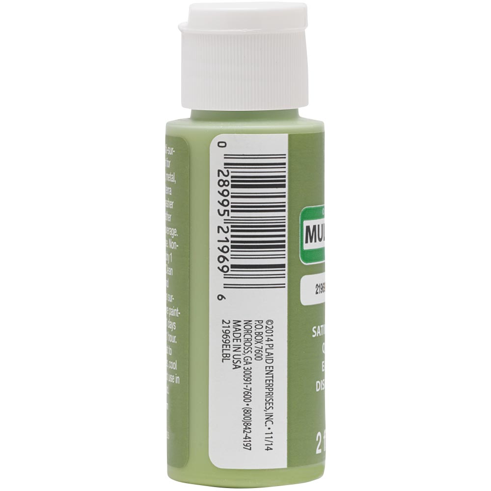 Apple Barrel ® Multi-Surface Satin Acrylic Paints - Tropical Foliage, 2 oz. - 21969E