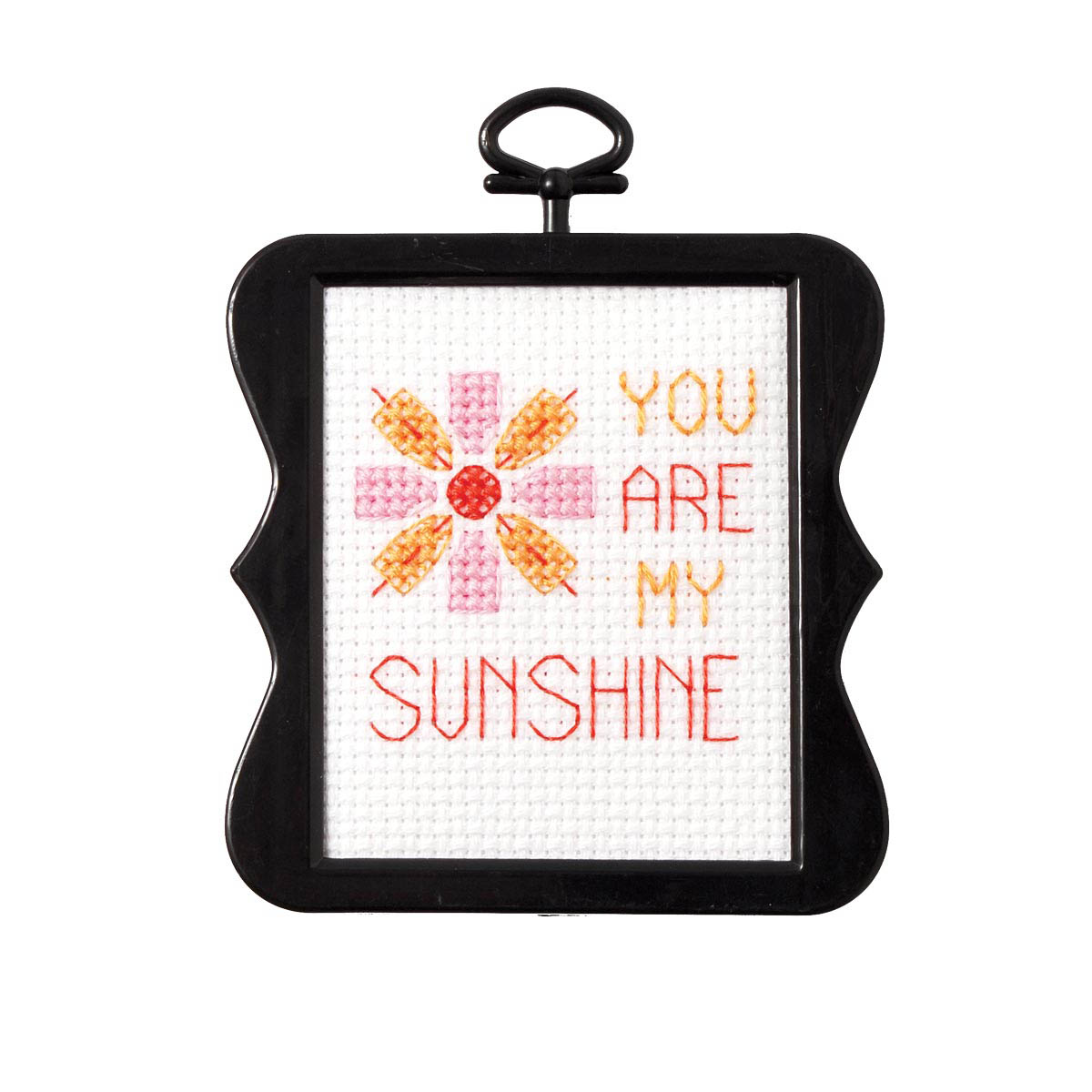 Bucilla ® Counted Cross Stitch - Beginner Stitchery - Mini - You Are My Sunshine - 45740