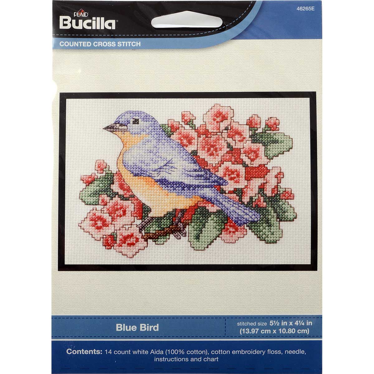 Bucilla ® Counted Cross Stitch - Picture Kits - Mini - Blue Bird - WM46265E
