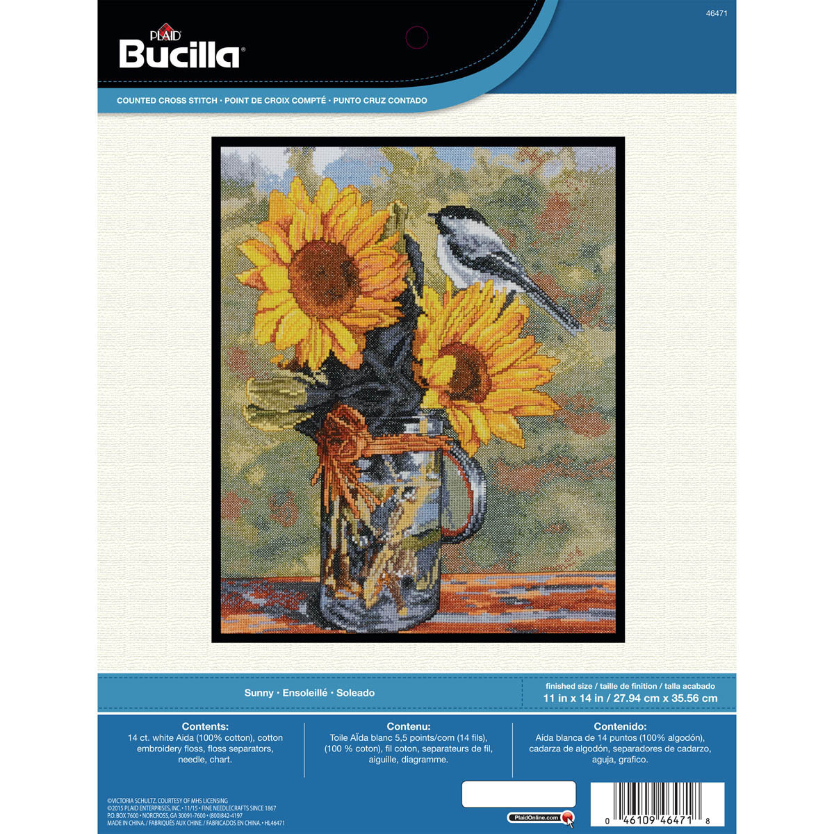 Bucilla ® Counted Cross Stitch - Picture Kits - Sunny - 46471
