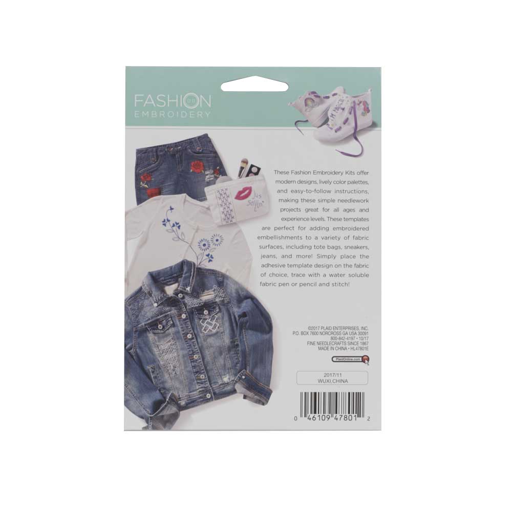 Bucilla ® Fashion Embroidery Kit - ABC’s - 47801E