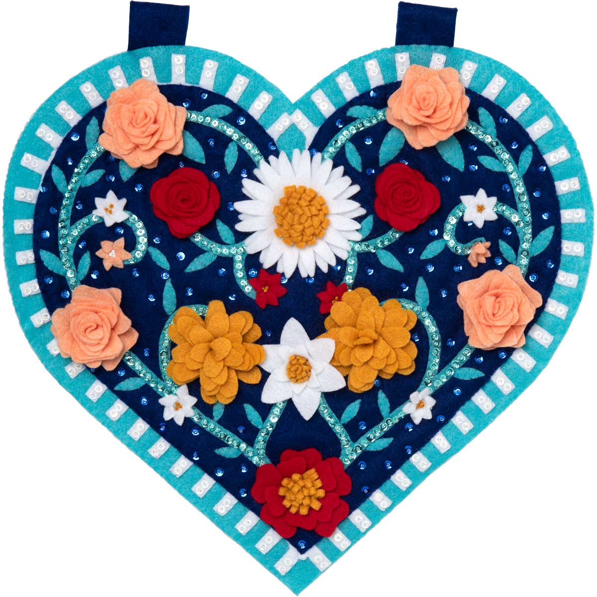 Bucilla ® Felt - Home Decor - Spring Heart Wall Hanging - 86990E