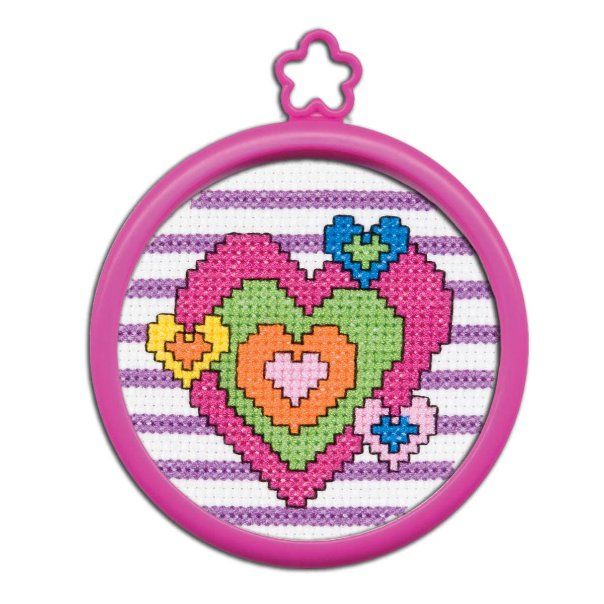 Bucilla ® My 1st Stitch™ - Counted Cross Stitch Kits - Mini - Heart - 45457