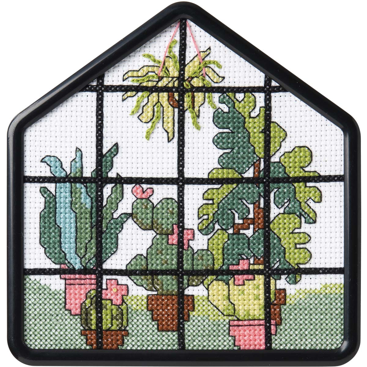 Bucilla ® My 1st Stitch™ - Counted Cross Stitch Kits - House Frame - Greenhouse - 47907E