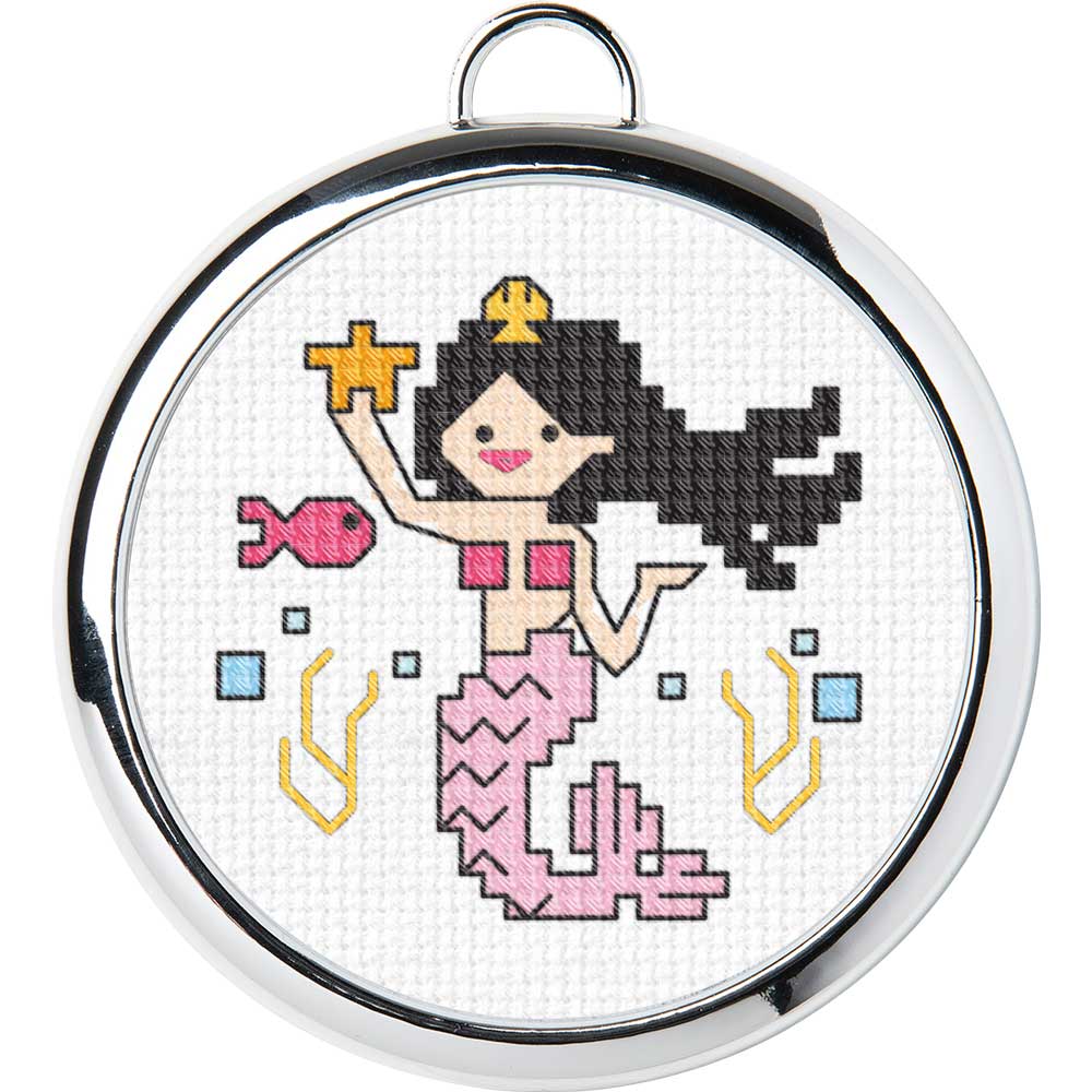 Bucilla ® My 1st Stitch™ Fantasy - Counted Cross Stitch Kits - Mini - Magical Mermaid - 49181E