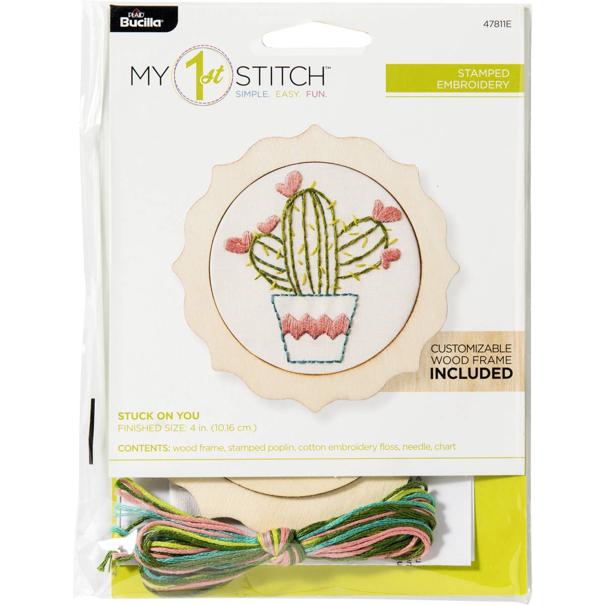 Bucilla ® My 1st Stitch™ - Stamped Cross Stitch Kits - Stuck on You - 47811E