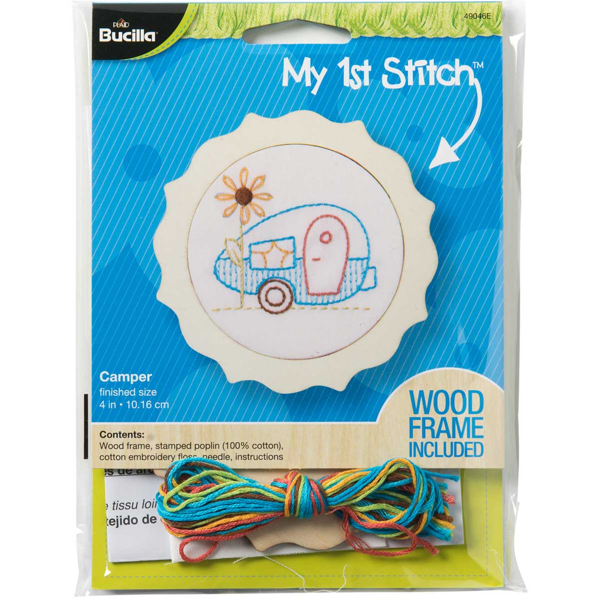 Bucilla ® My 1st Stitch™ - Stamped Embroidery Kits - Camper - 49046E
