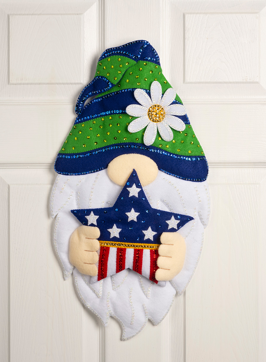 Bucilla ® Seasonal - Felt - Home Decor - Gnome For All Seasons Wall Hanging - 89568E