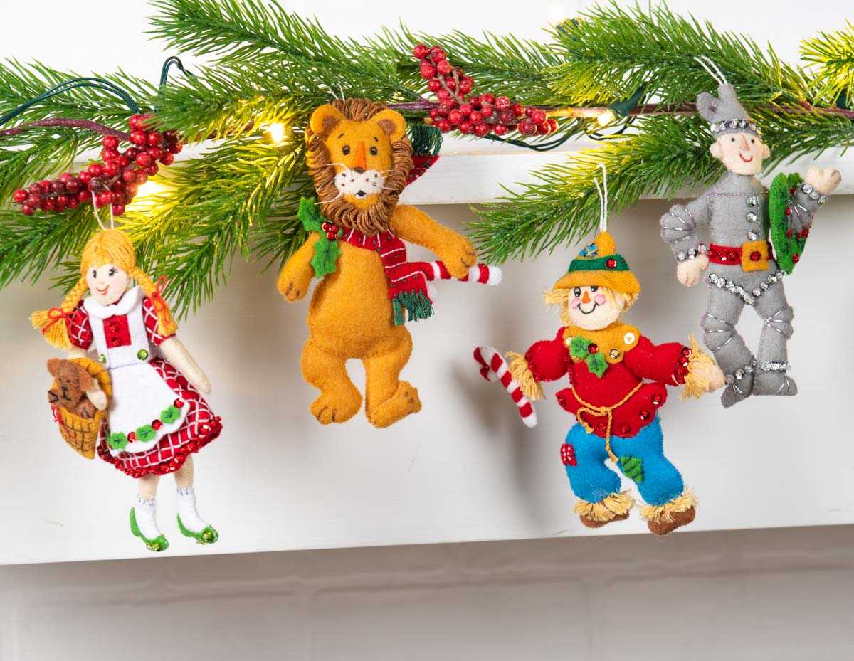Bucilla ® Seasonal - Felt - Ornament Kits - Christmas in Oz - 89272E