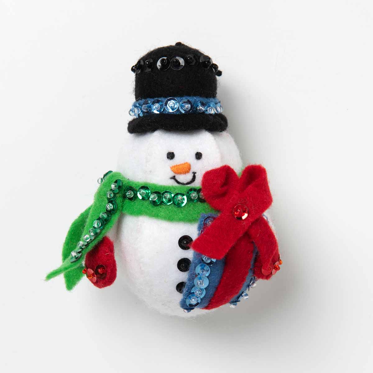 Bucilla ® Seasonal - Felt - Ornament Kits - Roly Poly Christmas 3D - 89221E